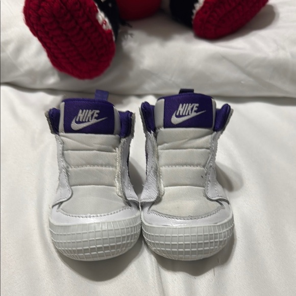 Nike Other - Nike Kids White and Purple Shoes

Price is firm